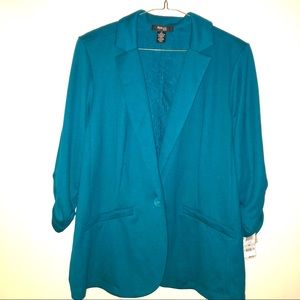 Style & Co Teal Blazer - NWT